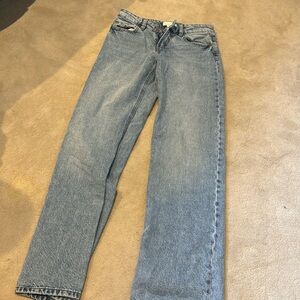 H&M low rise straight leg jeans